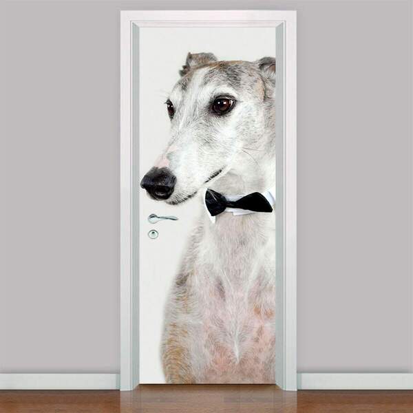 Adesivo Para Porta Animais Cachorro 04-63x210cm