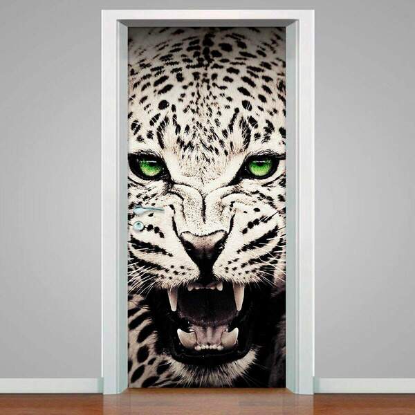 Adesivo Para Porta Animais Guepardo-63x210cm