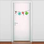 Adesivo Para Porta Bandeirinha De Natal 2-g 70x24cm