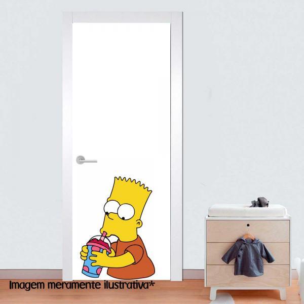 Adesivo Para Porta Bart Simpson Mod 01 Porta Bart Simpson Mod