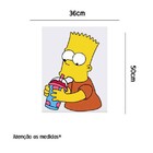 Adesivo Para Porta Bart Simpson Mod 01 Porta Bart Simpson Mod