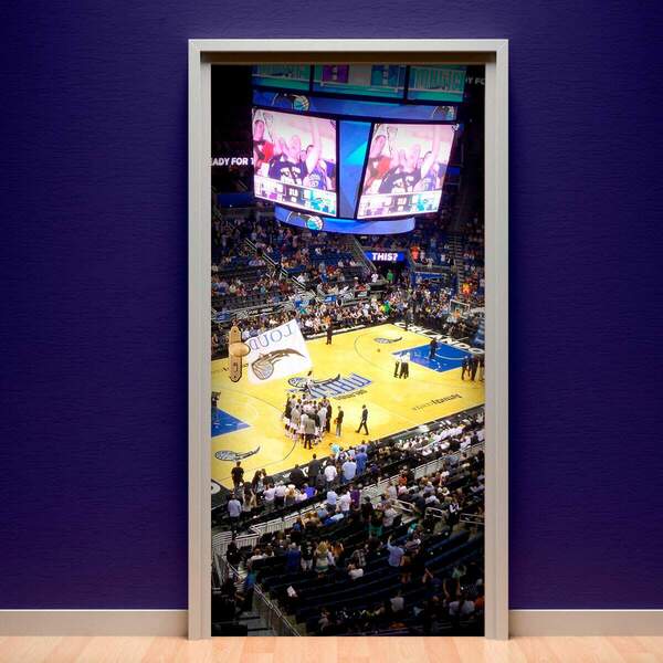 Adesivo Para Porta Basquete Arena Orlando Magic-73x210cm