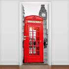 Adesivo Para Porta Cabine Telefônica Vermelha-63x210cm