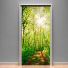 Adesivo Para Porta Caminho Com Árvores-93x210cm