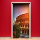 Adesivo Para Porta Coliseu Itália 3-83x210cm