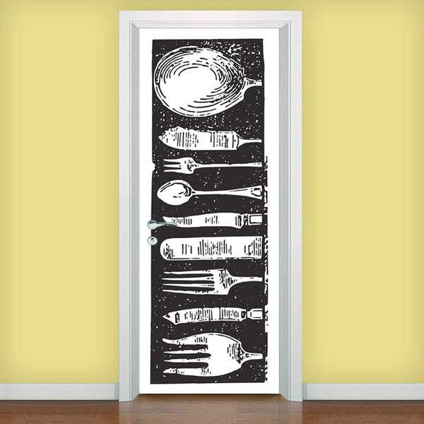 Adesivo Para Porta Cozinha 01-63x210cm