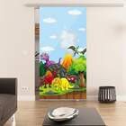 Adesivo Para Porta Dinossaurinhos-73x210cm