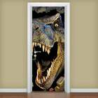 Adesivo Para Porta Dinossauros 07-83x210cm