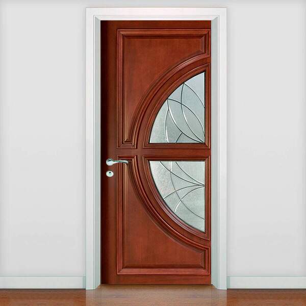 Adesivo Para Porta Diversos Tema Madeira 5-73x210cm