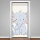 Adesivo Para Porta Elefantinha-83x210cm