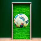Adesivo Para Porta Futebol Bola Eurocopa-83x210cm
