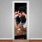 Adesivo Para Porta Homem Com Barba 12-63x210cm