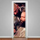 Adesivo Para Porta Homem Com Barba 16-73x210cm