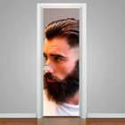 Adesivo Para Porta Homem Com Barba 1-93x210cm