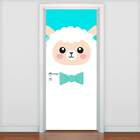 Adesivo Para Porta Infantil Ovelhinha De Lacinho-83x210cm