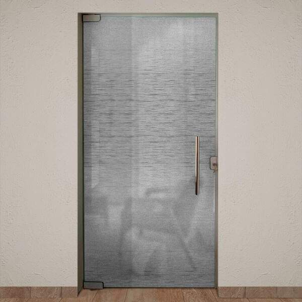 Adesivo Para Porta Jateado Escovado-73x210cm