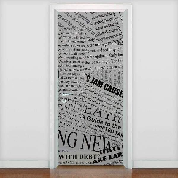 Adesivo Para Porta Jornal 2-63x210cm