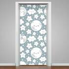 Adesivo Para Porta Luas E Estrelas 01-63x210cm