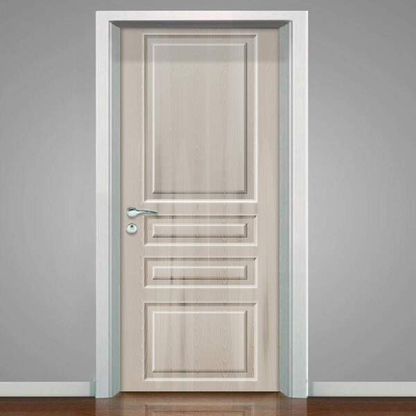 Adesivo Para Porta Madeira Bege-73x210cm