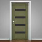 Adesivo Para Porta Madeira Verde Musgo-83x210cm