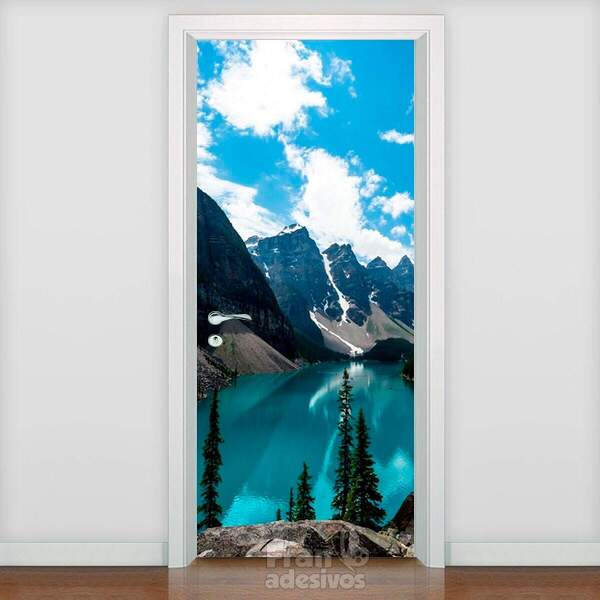 Adesivo Para Porta Paisagem 003-63x210cm