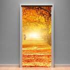 Adesivo Para Porta Paisagem 40 Árvore Outono-93x210cm