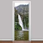 Adesivo Para Porta Paisagem Cachoeira 3-73x210cm