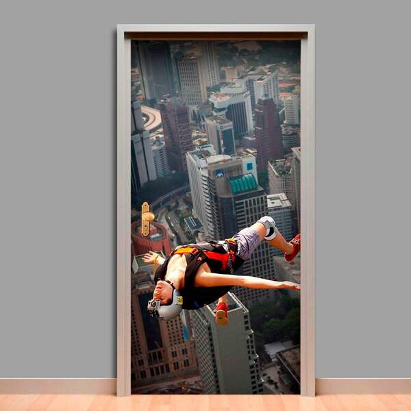 Adesivo Para Porta Paraquedismo 2-63x210cm