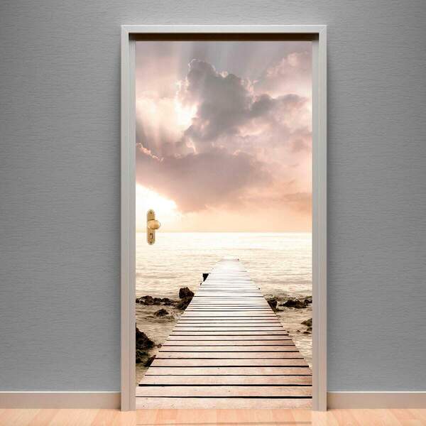 Adesivo Para Porta Passarela 7 No Mar-73x210cm