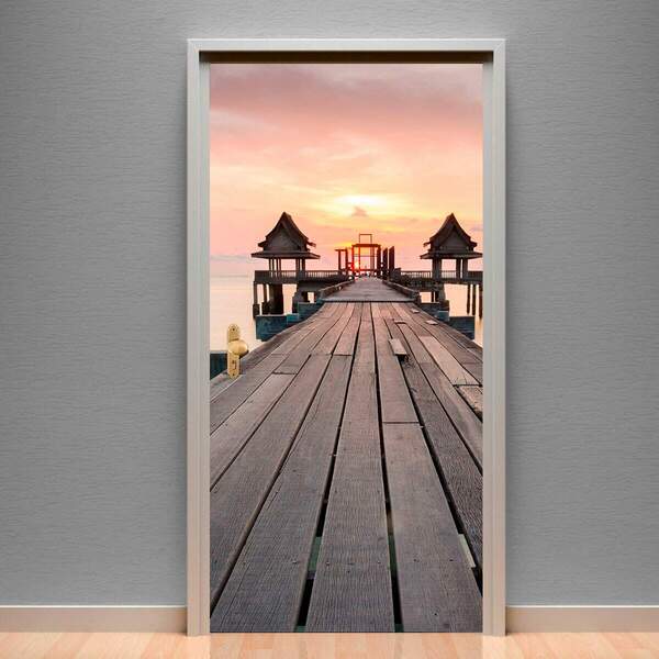 Adesivo Para Porta Passarela Para Quiosque-73x210cm