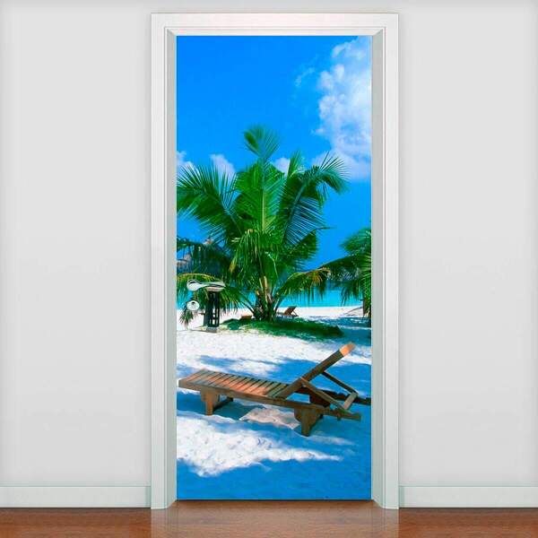 Adesivo Para Porta Praia 4-73x210cm
