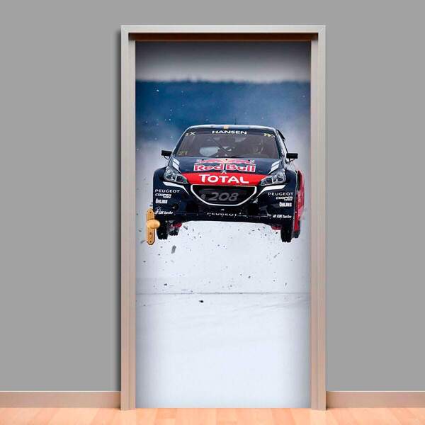 Adesivo Para Porta Rally No Gelo-93x210cm
