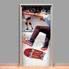 Adesivo Para Porta Skateboard-73x210cm