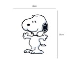 Adesivo Para Porta Snoopy Mod01 Snoopy:40 X 58 Cm