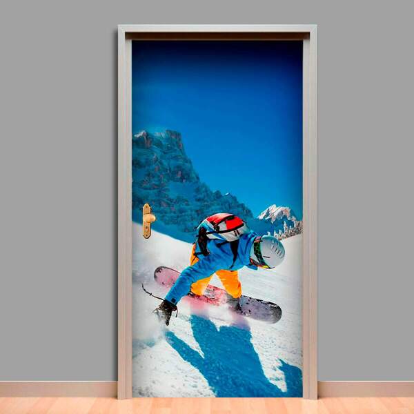 Adesivo Para Porta Snowboard 3-73x210cm