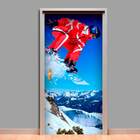 Adesivo Para Porta Snowboard-93x210cm