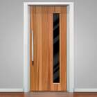 Adesivo Para Porta Tema Madeira Com Vidro 03-73x210cm