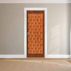 Adesivo Para Porta Textura Madeira 3d-63x210cm