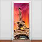Adesivo Para Porta Torre Eiffel Ao Entardecer 2-83x210cm