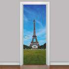 Adesivo Para Porta Torre Eiffel Campo-83x210cm