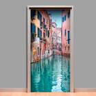 Adesivo Para Porta Veneza Itália 4-83x210cm