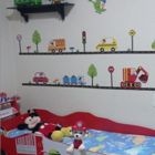 Adesivo para Quarto Infantil Carros na Cidade