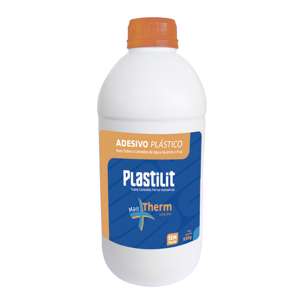 Adesivo Instantânea para Tubos e Conexões 850g Plastilit