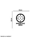 Adesivo Para Vaso Sanitário - Mirar Faz Bem - *atenção As Med