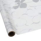 Adesivo para Vidro Floral Papoula Cinza 200x45cm