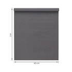 Adesivo para Vidro Jateado Fumê Cinza 45x200cm Con-Tact