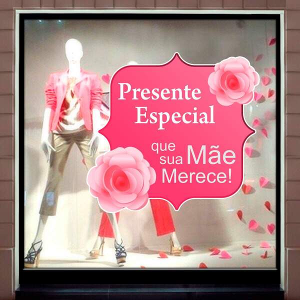 Adesivo Para Vitrine Dia Das Mães 09-eg 102x95cm