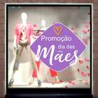 Adesivo Para Vitrine Dia Das Mães 23-g 86x75cm