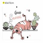 Adesivo Parede Cat Good Morning