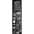 Adesivo Parede Chalkboard Lousa Adega, Vinhos E Queijos